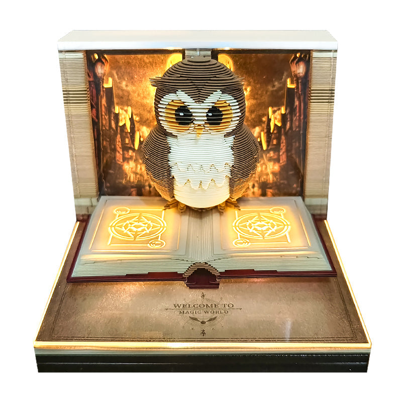 Hedwig 3D calendar 2027 with LED light